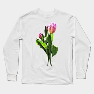 Lovely Pale Pink Tulips Long Sleeve T-Shirt